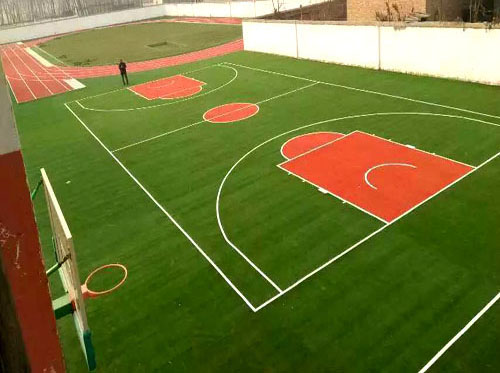 人造草坪籃球場案例